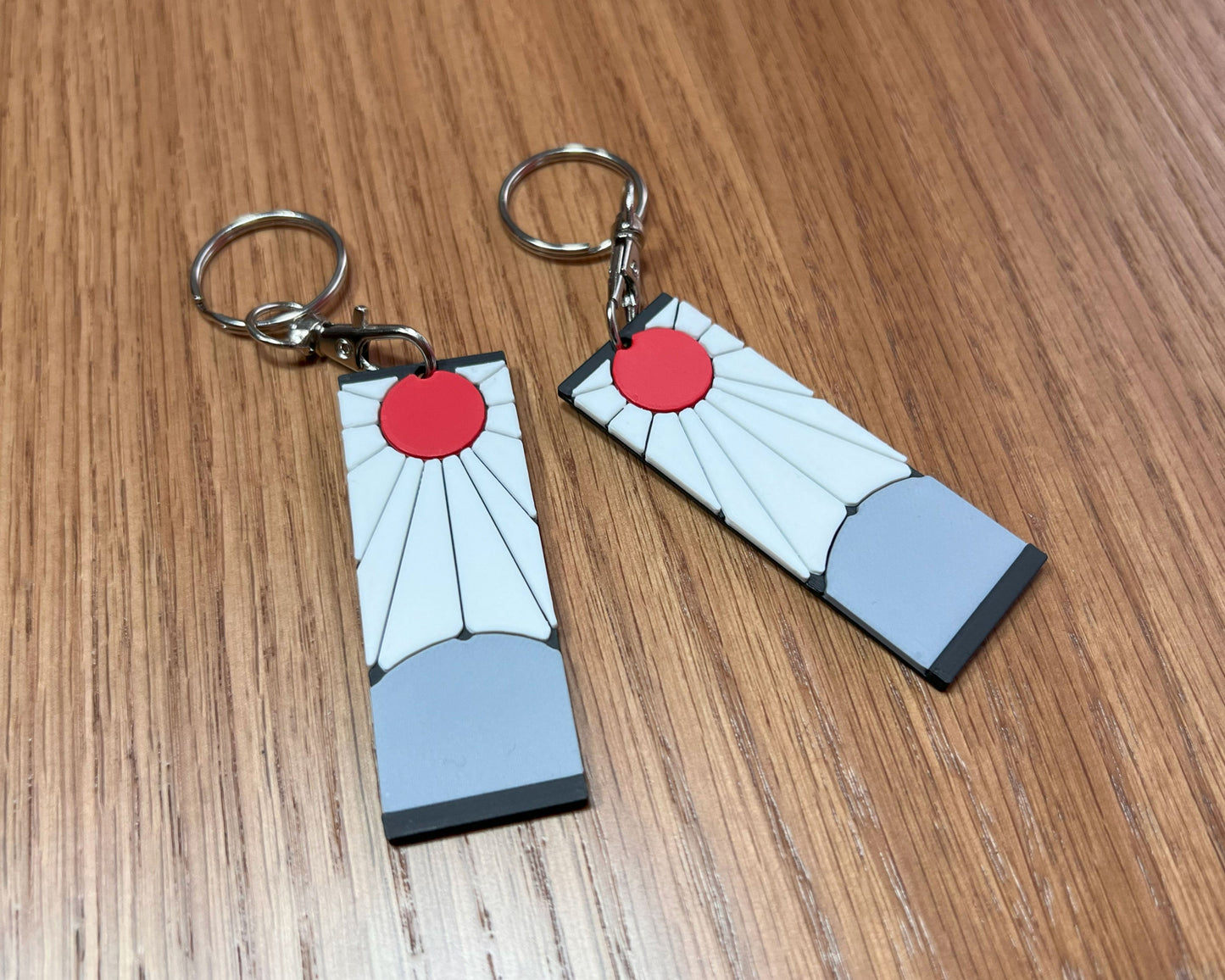 llavero guardianes noche kimetsu no yaiba Tanjiro Kamado pendientes manga fibra carbono japon