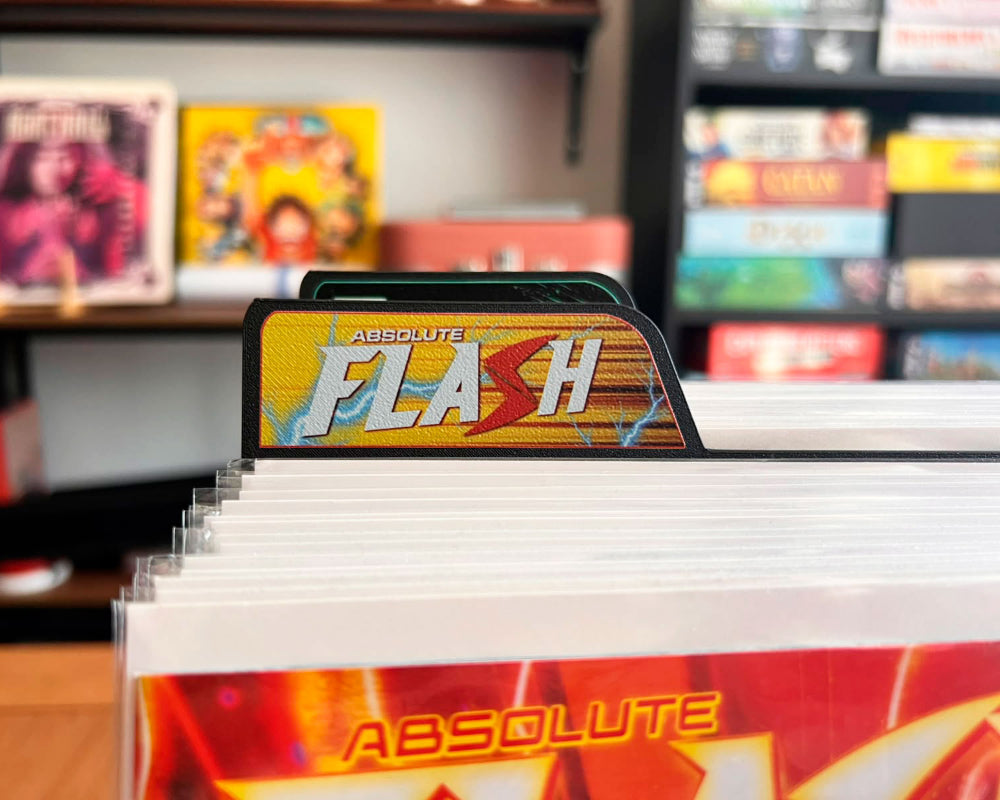 Separadores comics absolute dc organizador superhéroes flash