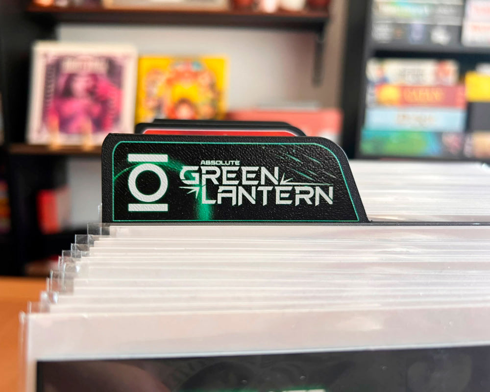 Separadores comics absolute dc organizador superhéroes green lantern