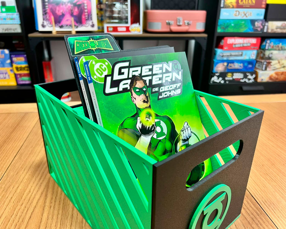 caja comics green lantern dc lateral