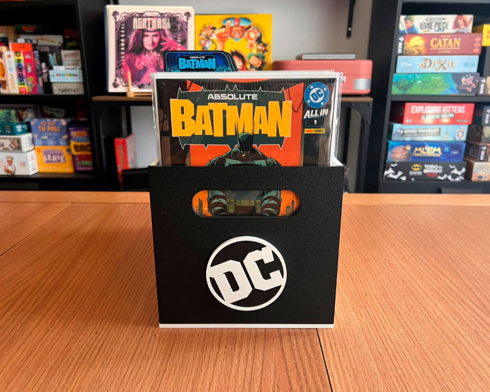 caja comics organizador absolute dc frontal