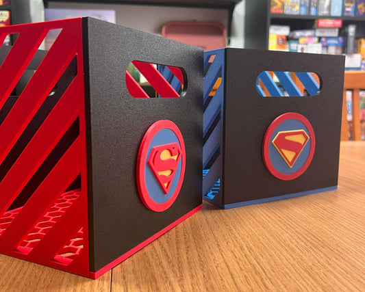 cajas comics superman dc logo nuevo clasico