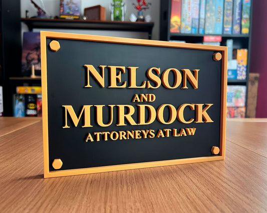 placa abogados daredevil nelson murdock replica