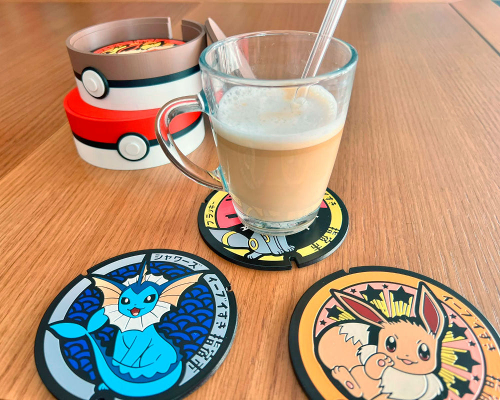 posavasos alcantarillas japon pokemon