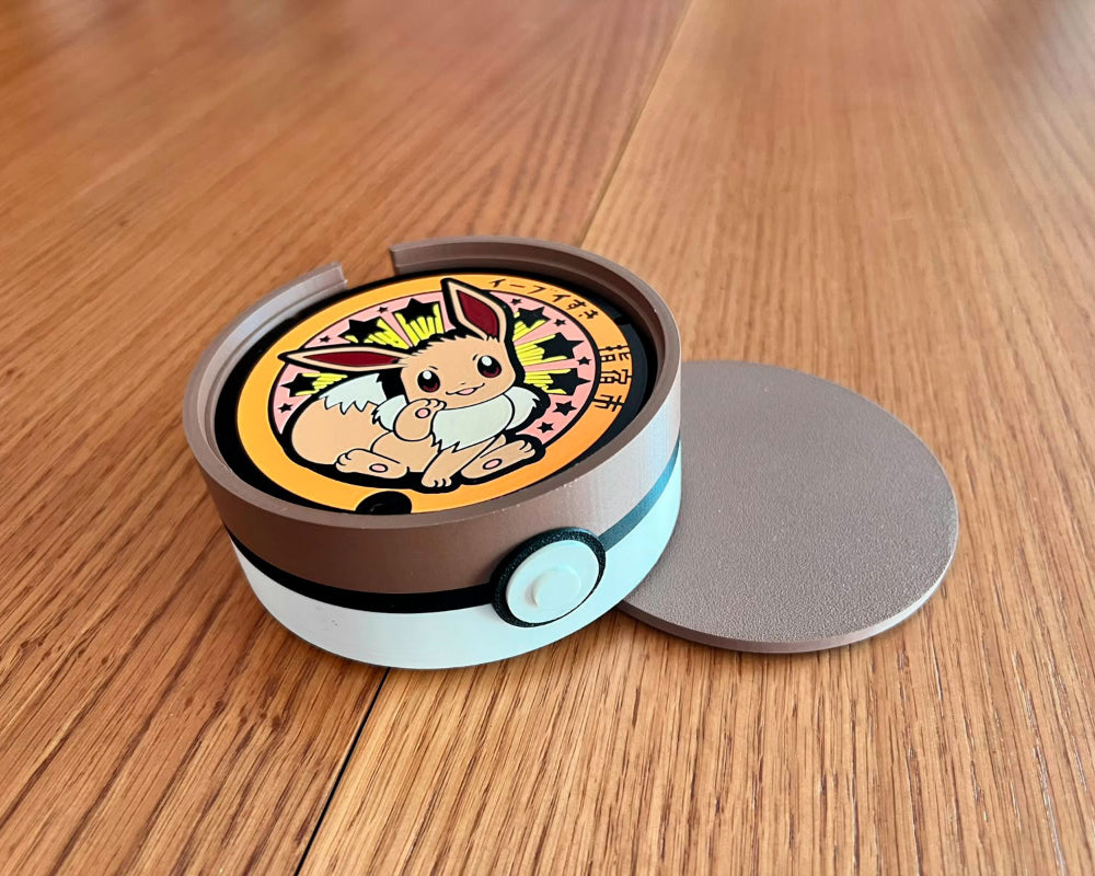 posavasos alcantarillas japon pokemon modelos eevvee evoluciones