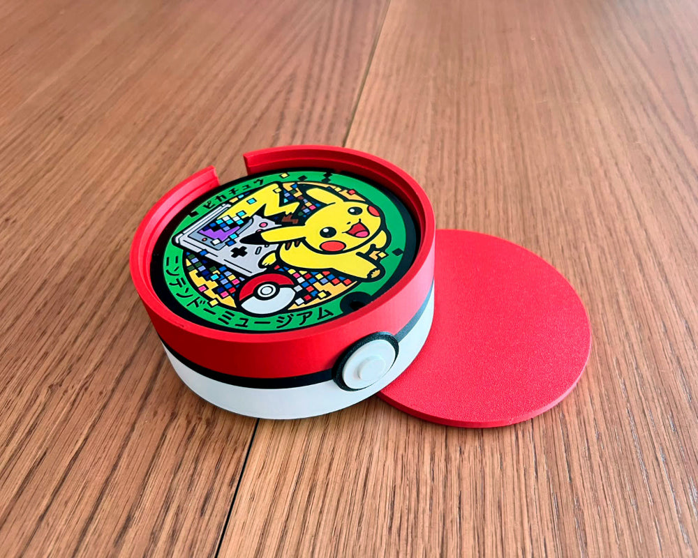 posavasos alcantarillas japon pokemon modelos pikachu