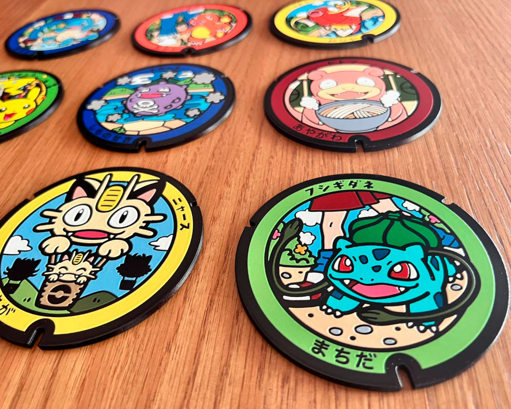 posavasos alcantarillas japon pokemon modelos pikachu todos muestra