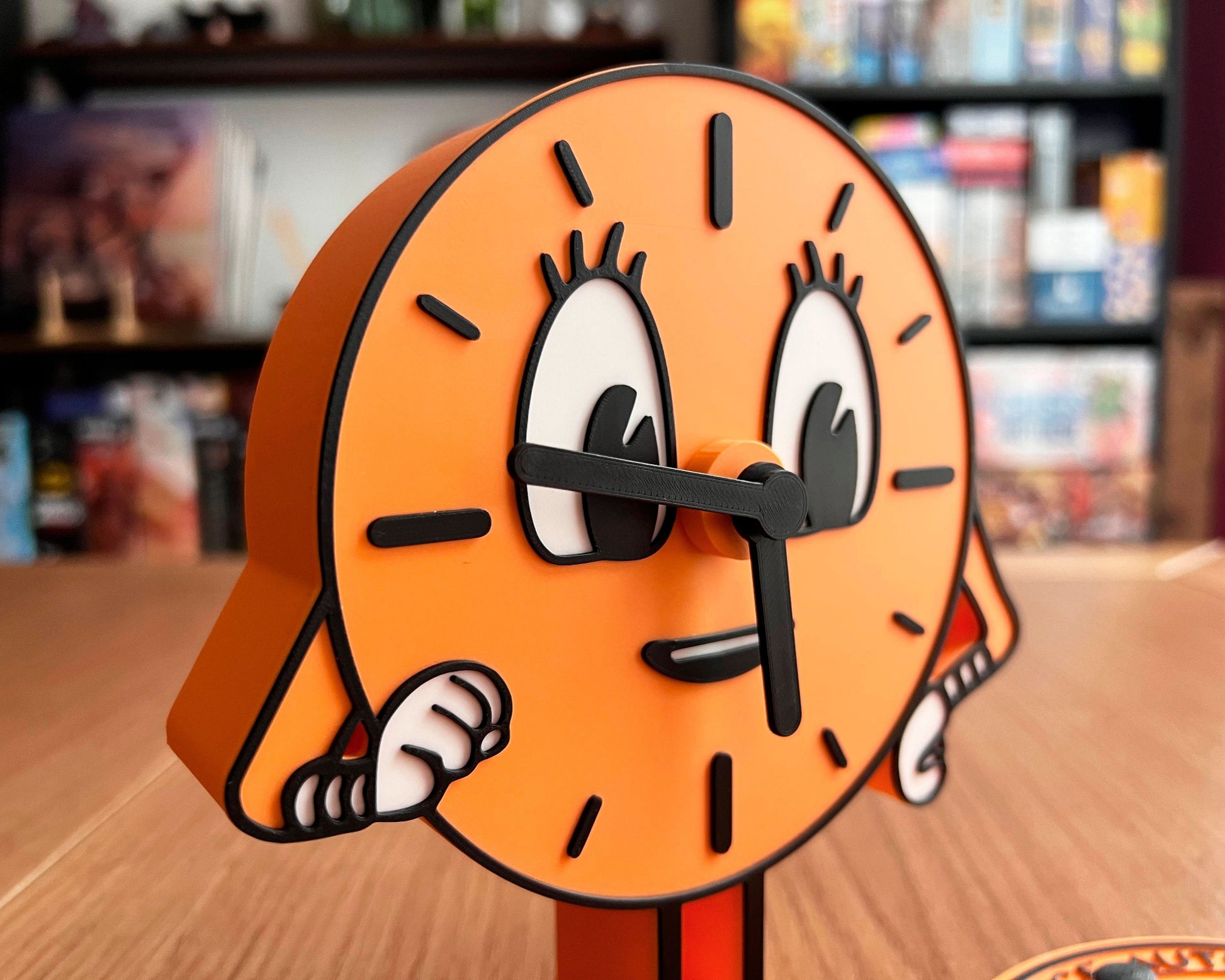 reloj miss minutes marvel loki serie decoración manecillas